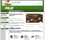 Desktop Screenshot of mymlbdraft.com