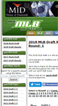 Mobile Screenshot of mymlbdraft.com