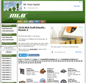 Tablet Screenshot of mymlbdraft.com